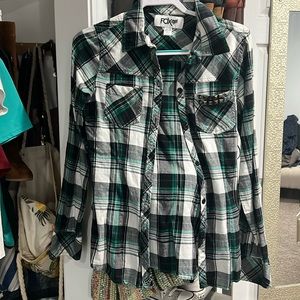 Fox medium flannel